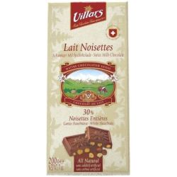 Villars Gourmand Lait Noisette Bloc 200G