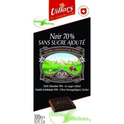 Villars 100G Tablette Degustation Chocolat Noir 70% A Teneur Reduite