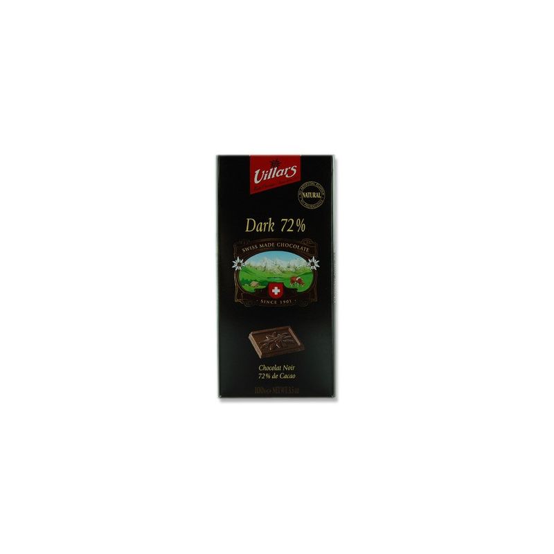 Villars Tab.Degust Noir72%100G