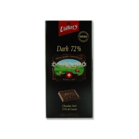 Villars Tab.Degust Noir72%100G