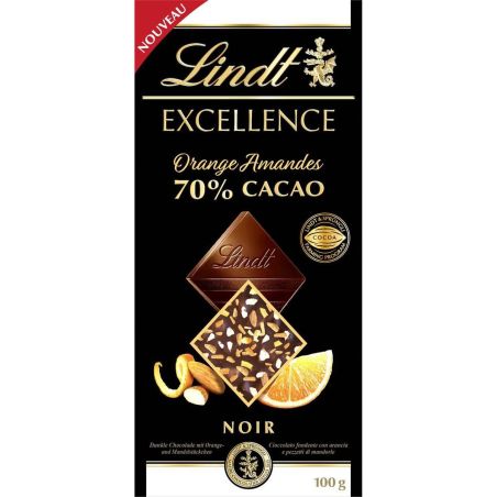 Lindt Ex Nr70% Ecl Org Amd100G