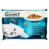 Gourmet Les Plaisirs De La Mer : Carrelet, Thon, Poisson L'Océan, Saumon, Garniture Crevettes 4X85G