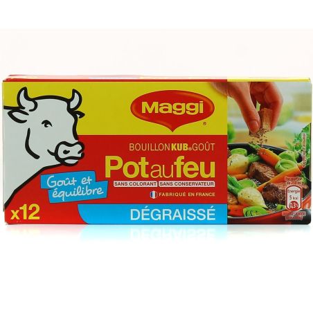 Maggi Bouillon Déshydraté Pot-Au-Feu Dégraissé 20 Tab 129,6G