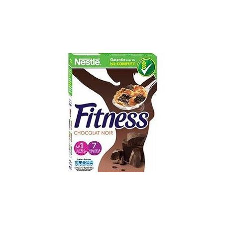 Nestlé Céréales Chocolat Noir Fitness : La Boite De 375 G