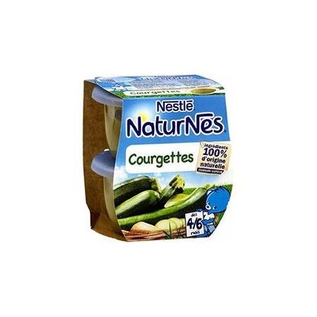 Naturnes Courgettes 2X130G