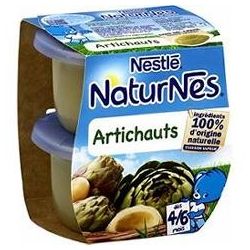 Naturnes Pack 2X130G Artichaut Nestle