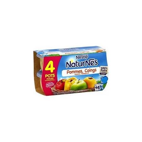 Naturnes Pack 4X130G Naturne Pomme Coing Nestle