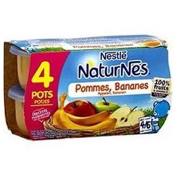 Naturnes Pomme Banane 4X130G