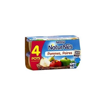 Nestle Naturnes Pomme Poire 4X130G
