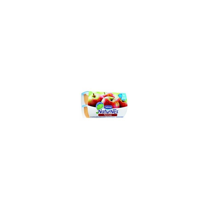 Naturnes Pack 4X130G Pomme Nestle