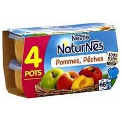 Nestle Naturnes Pomme Peche 4X130G