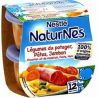 Naturnes Petits Pots Bébé Dès 12 Mois, Légumes/Pâtes/Jambon : Les 2 De 200 G