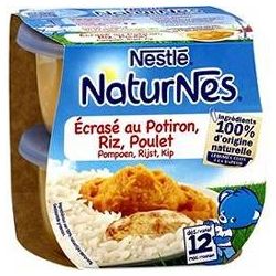 Nestle Pack 2X200G Naturne Potiron Poulet