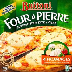 Buitoni Nestle Grand Froid Pizza A Pierre 3 Fromage 390G