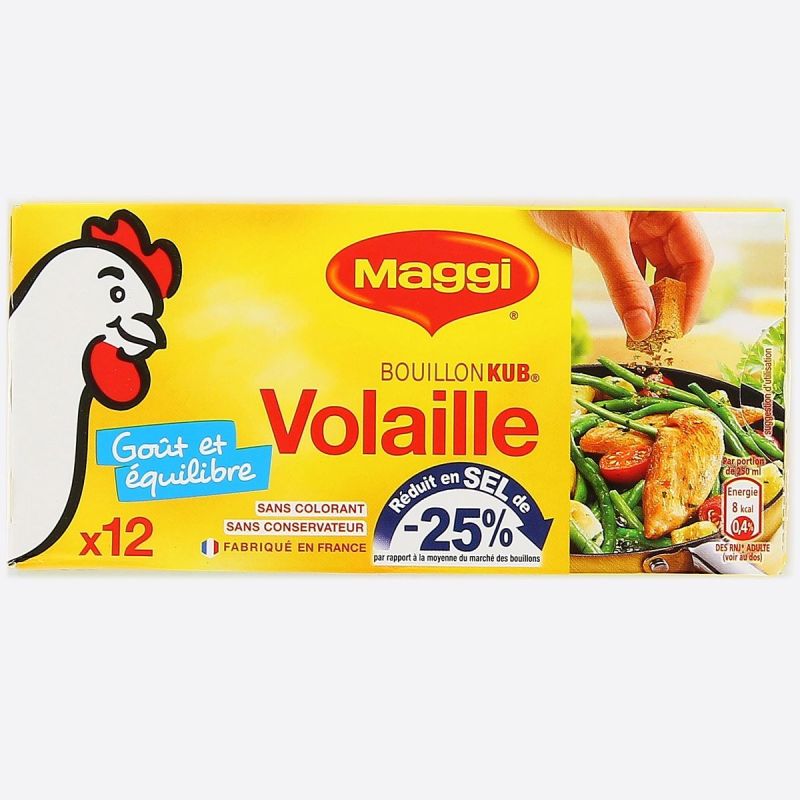 Maggi Bouillon Volaille -25%Sel120G