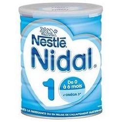 Nidal Lait Bébé En Poudre 1Er Âge : La Boite De 800 G