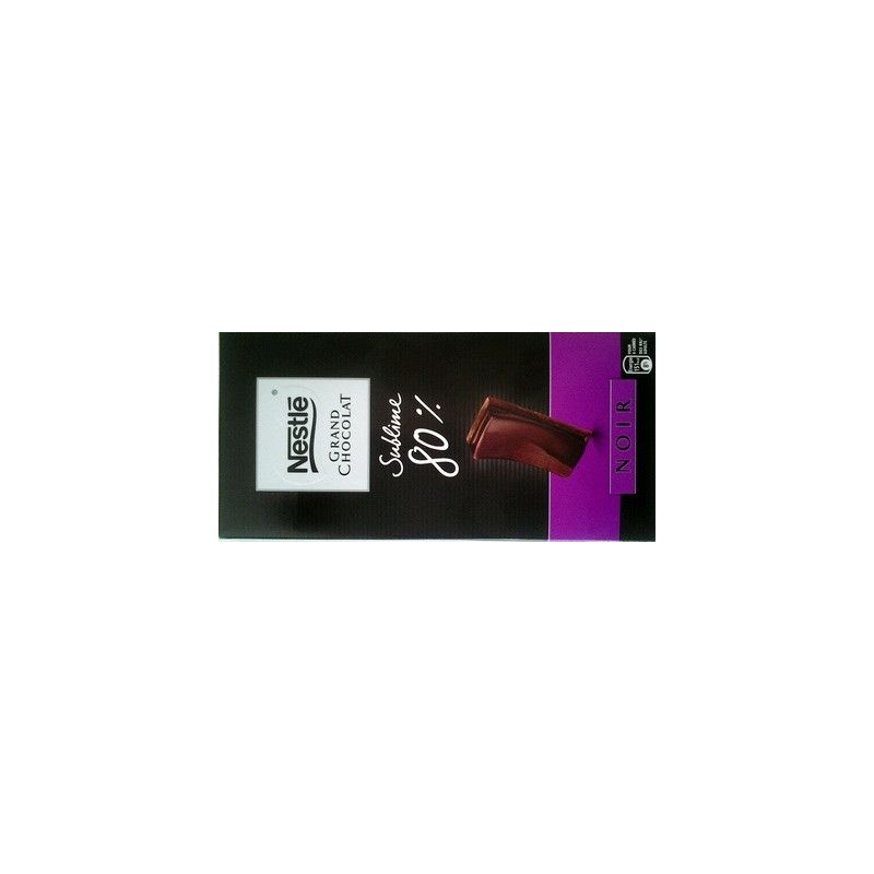 Nestle Grand Chocolat Sublime 80% 100G