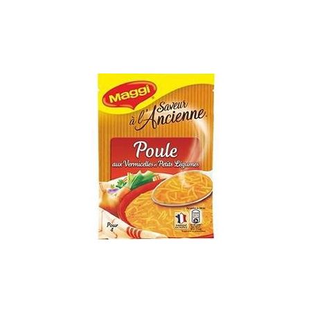Maggi 61G Soupe Poule Vermicelle-25% Sel
