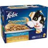 Felix Pâtée Pour Chat Poissons En Gelée : Les 12 Sachets De 100 G
