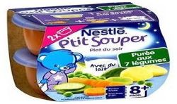 Nestlé Ptit Souper Puree 7 Leg.2X200G