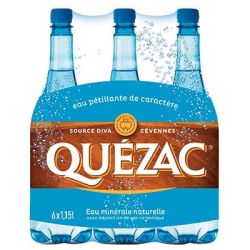 Quezac Eau Min.Gazeuse 6X1L15