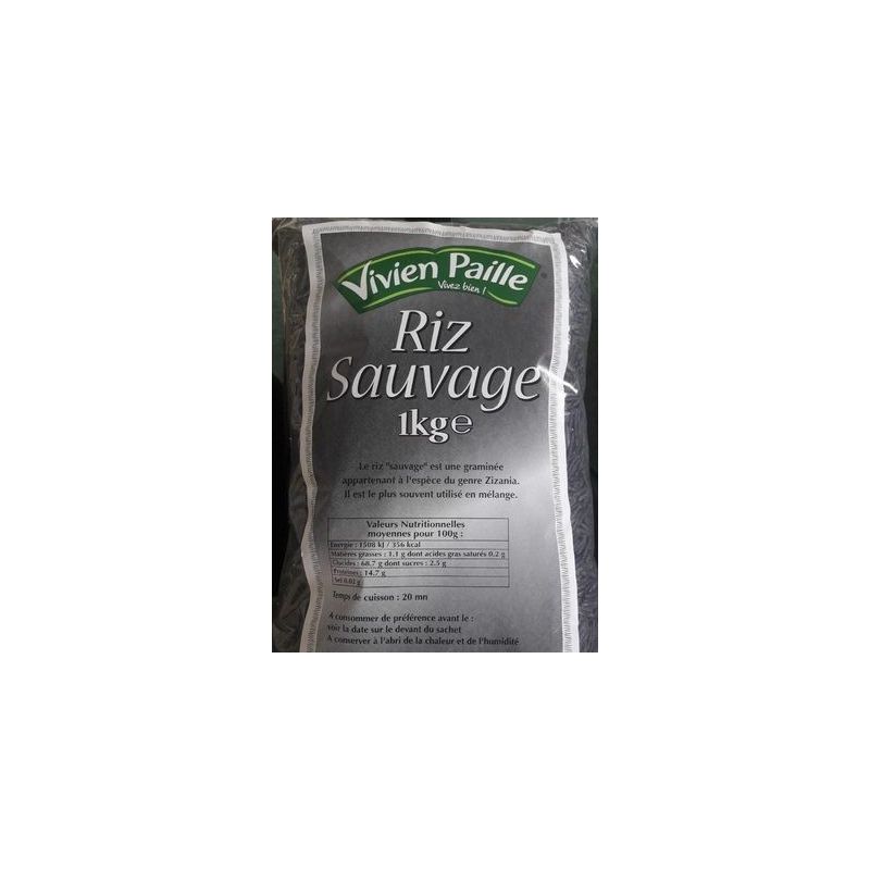 Vivien Paille 1Kg Riz Sauvage