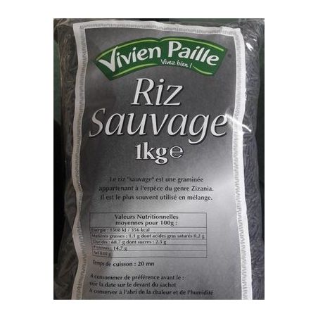 Vivien Paille 1Kg Riz Sauvage