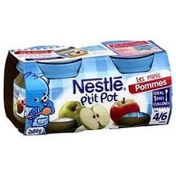 Nestle Pack 2X80G P Tit Pot Pomme