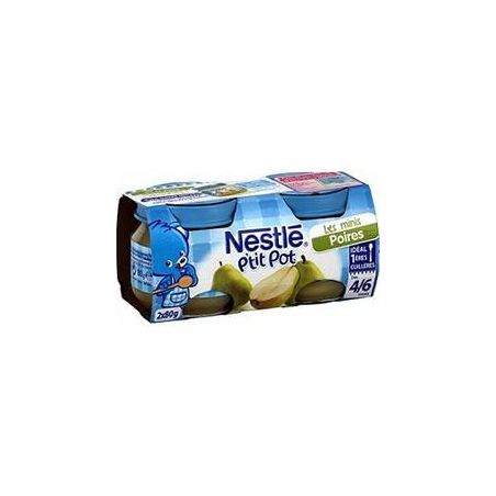 Nestle Pack 2X80G P Tit Pot Poire