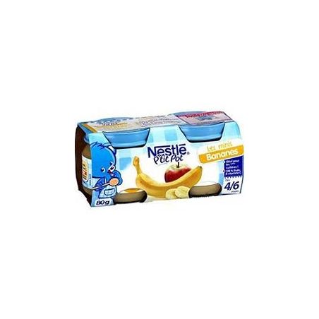 Nestle Pack 2X80G P Tit Pot Banane