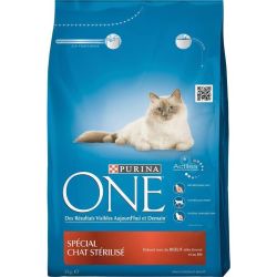 Purina One Spécial Chat Stérilisé - Bœuf Et Blé 3Kg