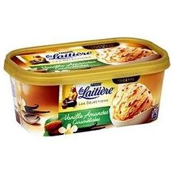 La Laitiere 850Ml Glace Vanille/Amande Caramel