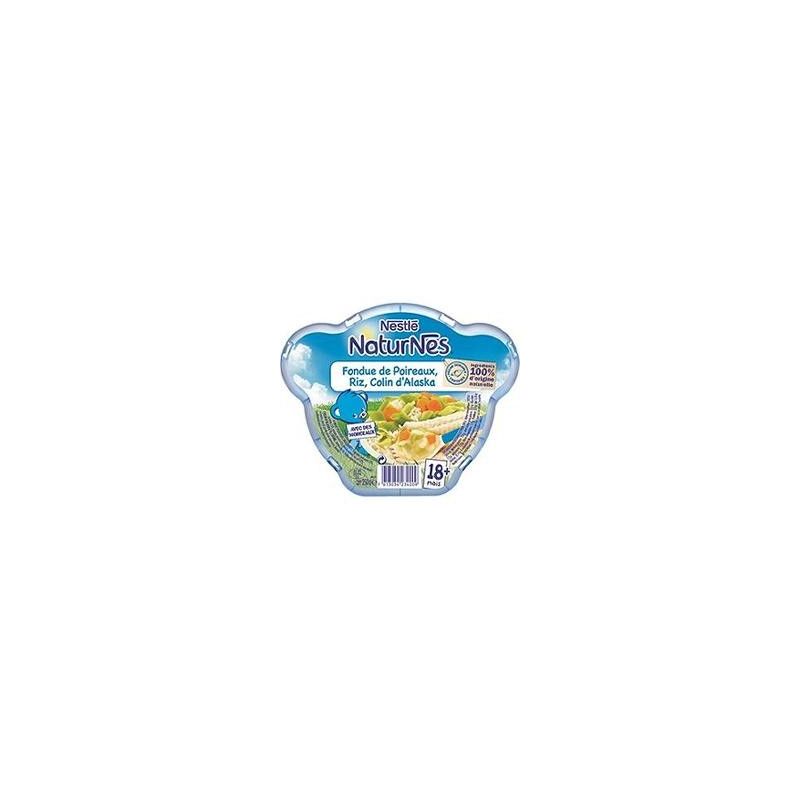 Nestle 250G Naturnes Poireaux/Riz/Colin
