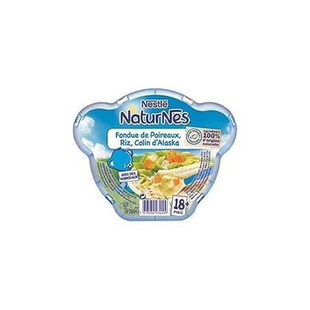 Nestle 250G Naturnes Poireaux/Riz/Colin
