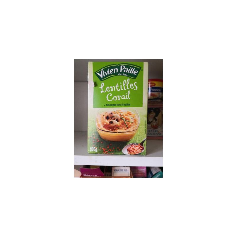 Vivienpail V.Paille Lentilles Corail 500G