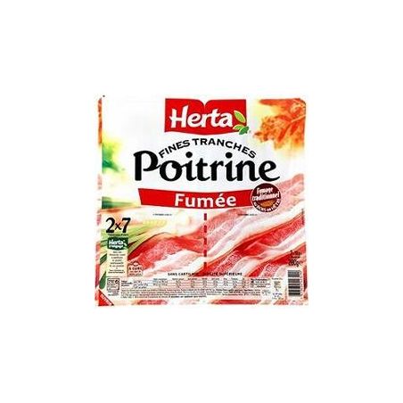 Herta Poitrine Fume Tr X2 200G
