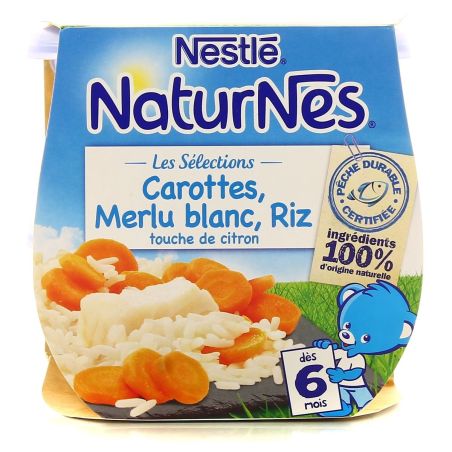 Naturnes Caro Merlu Riz 2X200G