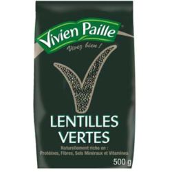 Vivien Paille Lentille Verte : Le Sachet De 500G