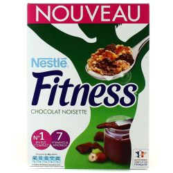 Fitness 375G Chocolat/Noisettes Nestle