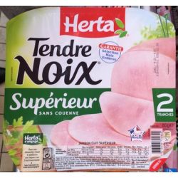 Herta Tendre Noix Sup 2Tr 80Gr