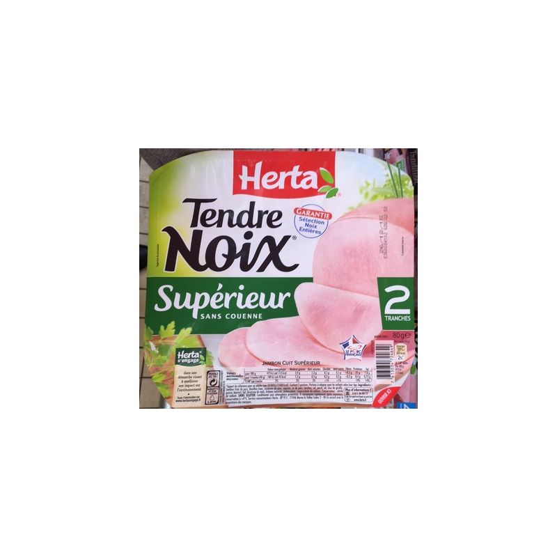 Herta Tendre Noix Sup 2Tr 80Gr