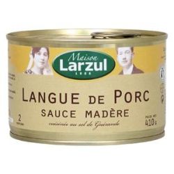Larzul Langue De Porc Sauce Madère : La Boite 410 G