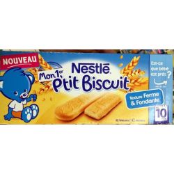 Nestlé Biscuits Bébé Dès 10 Mois : La Boite De 32 - 180 G