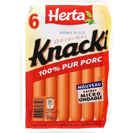 Herta 210G 6 Knacki Original