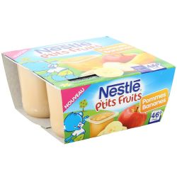 Nestle Pack 4X100G P Tit Fruit Pomme Banane