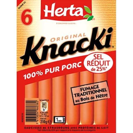 Herta Knacki Fume X6 -Sel 210G