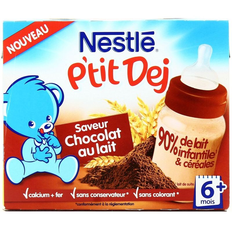 Nestle 2X250Ml Ptit Dej Choco.Lait N.