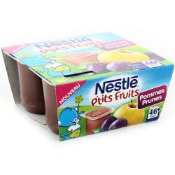 Nestle 4X100G Pti Frt Pom/Prune Nesaint