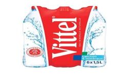 Vittel Eau Minérale Naturelle Pet 6X1.5L