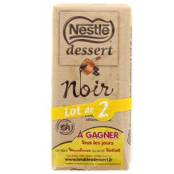 Nestlé Chocolat Noir Dessert : Les 2 Tablettes De 205 G